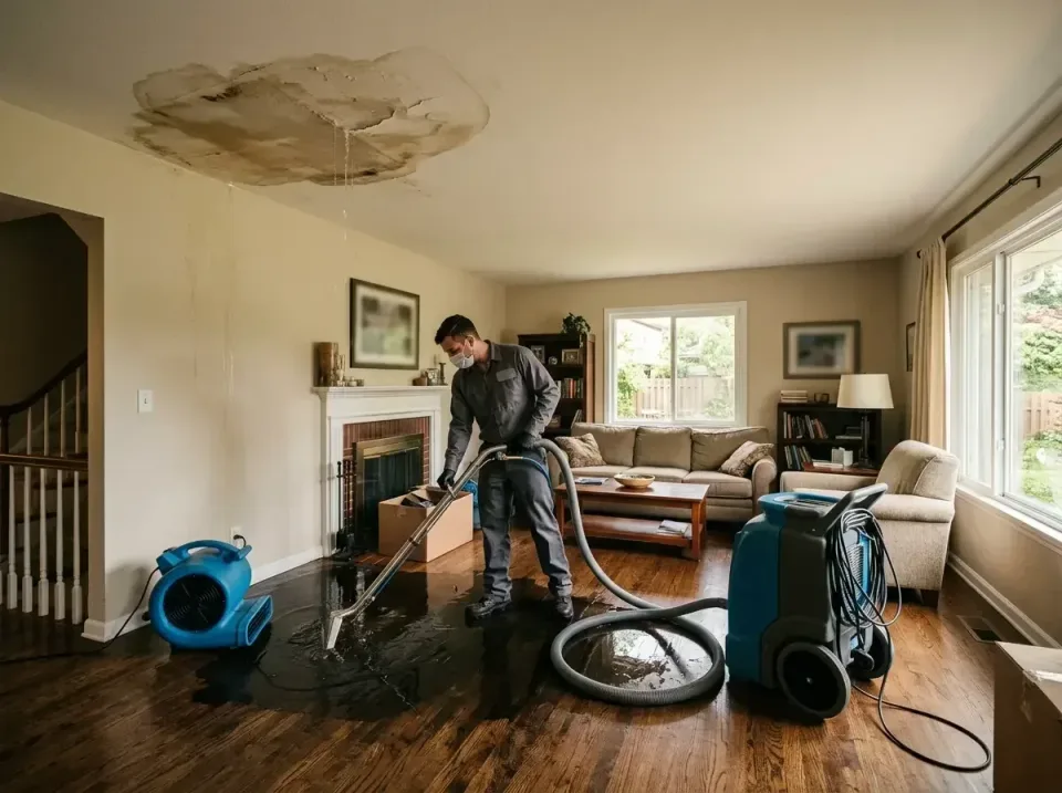 attic-pipe-burst-ceiling-drip-008 — frequently asked questions, Water Damage Restoration & Carpet Care in Independence, MN